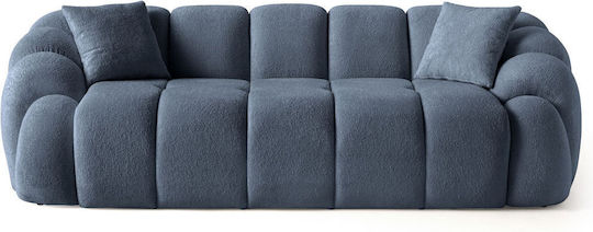Octavio Τριθέσιος Καναπές Navy Blue 233x80x70εκ.