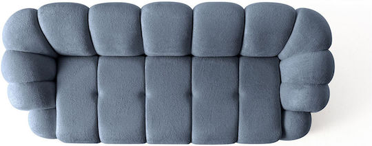 Octavio Τριθέσιος Καναπές Navy Blue 233x80x70εκ.