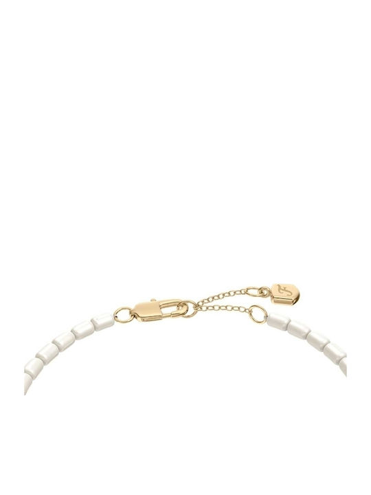Fossil Brățară Pentru Femei Din Oțel Plăcat Cu Aur 19cm