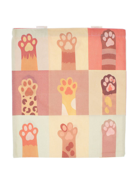 Geantă De Bumbac Pentru Cumpărături Mărime 34x39 Cm Multicolor Gnd1129