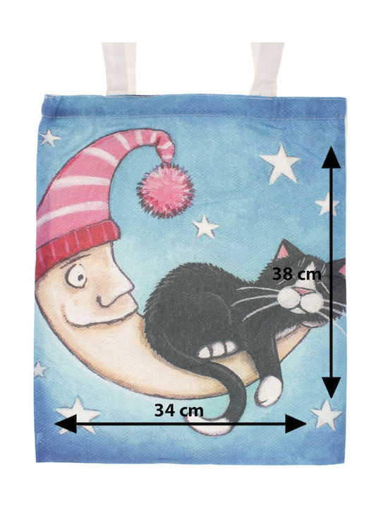 Geantă De Bumbac Pentru Cumpărături Mărime 34x39 Cm Multicolor Gnd1132
