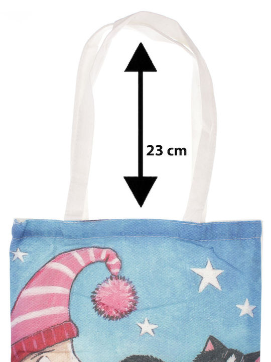 Geantă De Bumbac Pentru Cumpărături Mărime 34x39 Cm Multicolor Gnd1132