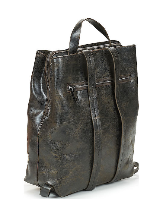 Sumy Set Knitted Women's Backpack Bag Brown