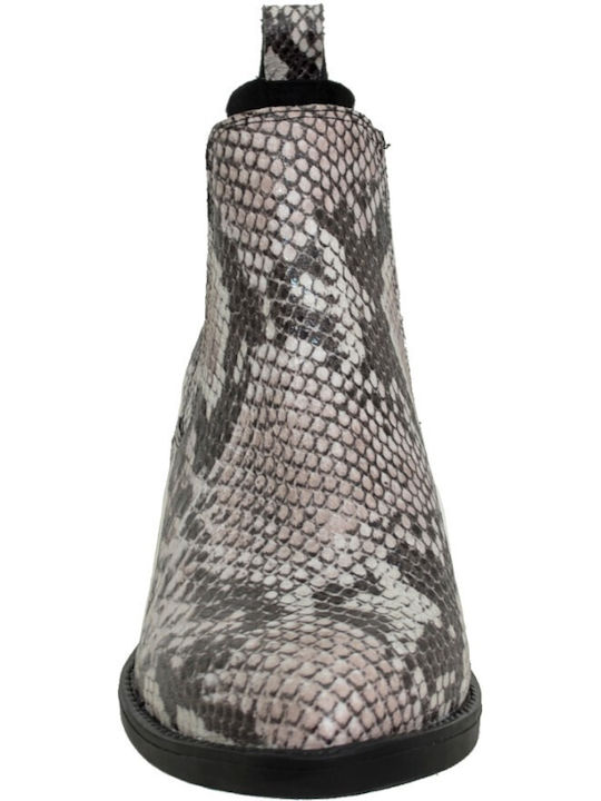 Damen Stiefeletten Grau Mit Pelz