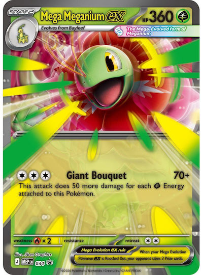 Pokemon Mega Meganium Ex Box Ascended Heroes Mega Evolution