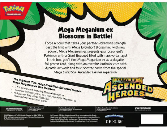 Pokemon Mega Meganium Ex Box Ascended Heroes Mega Evolution