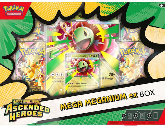 Pokemon Mega Meganium Ex Box Ascended Heroes Mega Evolution