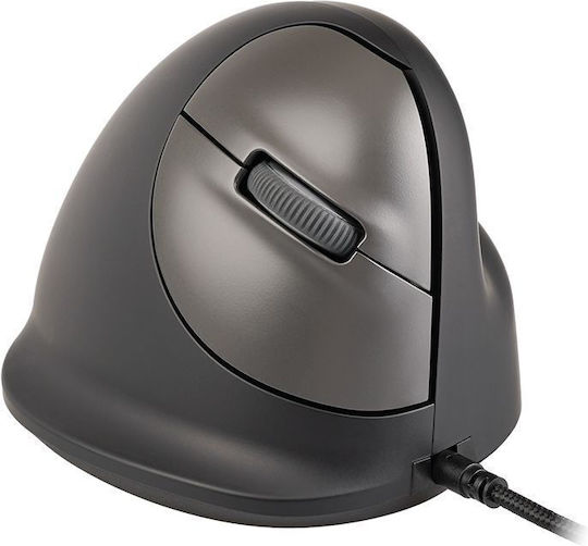 R-Go Tools Maus He Break Verkabeltes Ergonomisches Vertikales Ποντίκι Schwarz