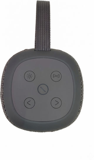Finlux BU5 Bluetooth Lautsprecher 12.5W mit Tischuhr und Betriebszeiten bis zu 16 Stunden Grau