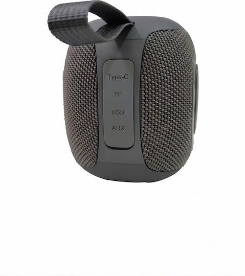 Finlux BU5 Bluetooth Lautsprecher 12.5W mit Tischuhr und Betriebszeiten bis zu 16 Stunden Grau