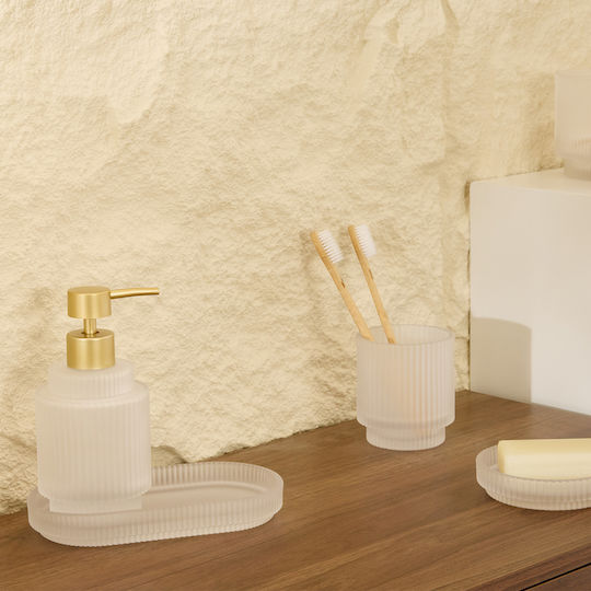 5Five Dispenser Γυάλινο Διάφανο 300ml