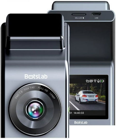Botslab G300H Plus Car DVR Camera Set 4K with 2.4" Screen Wi-Fi, GPS & Rear Camera