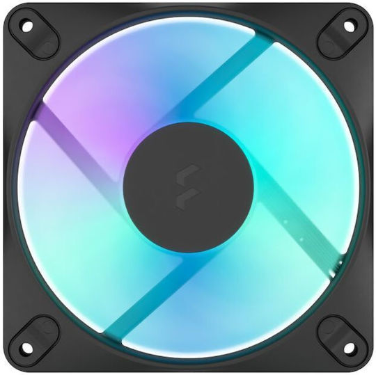 Fractal Design Dynamic 3 12 RGB Case Fan 120mm (2200rpm / 63.9cfm) with 3-Pin / 4-Pin PWM Connection 3pcs