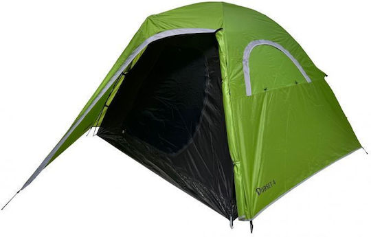 Grasshoppers Dorset 4 Grasshoppers Палатка за къмпинг Иглу с двоен плат 3 сезона за 4 души 215x245x145 см Зелена/Черна