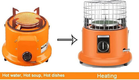 Tent Heater Stove 2 In 1 3kw Power Piezo Ignition 26x32x36cm