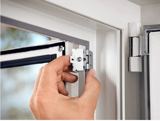 Tesa Aluminum Door Mosquito Net Grey With Frame