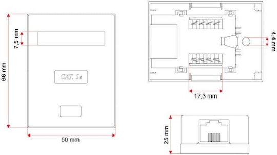 Rj45 Keystone Module Tool-less Stp Cat.5e Poe+ Alantec Intertek Usa Quality Test