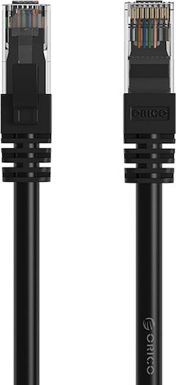 Orico Direct Attach Copper Cat.6 (Gigabit) Καλώδιο Δικτύου Ethernet εξωτερικού χώρου 5m Μαύρο