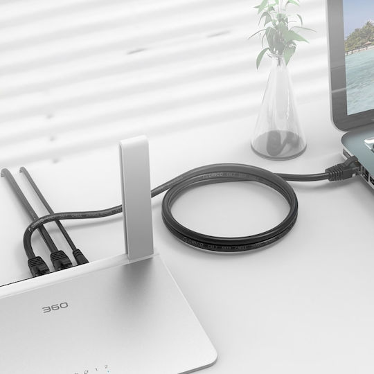Orico Direct Attach Copper Cat.6 (Gigabit) Καλώδιο Δικτύου Ethernet εξωτερικού χώρου 8m Μαύρο
