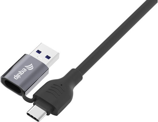 Equip U/UTP Мрежов Кабел Ethernet 2м Черен