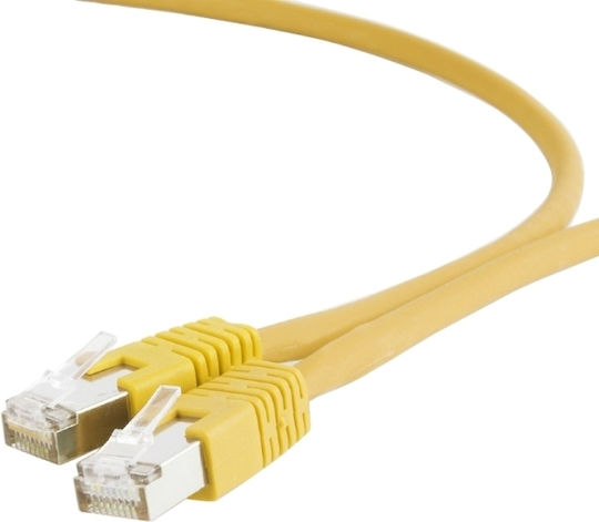 Gembird S/FTP Cat.6 (Gigabit) Καλώδιο Δικτύου Ethernet 0.5m Κίτρινο