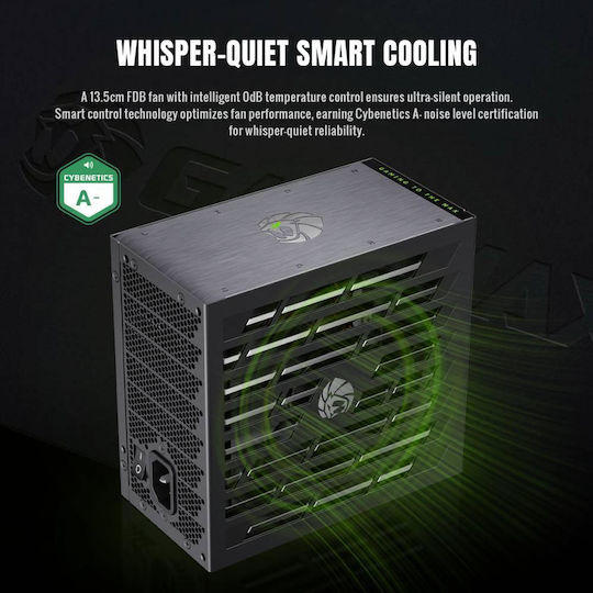GameMax Lion Core 1200W Black Power Supply Full Modular 80 Plus Platinum