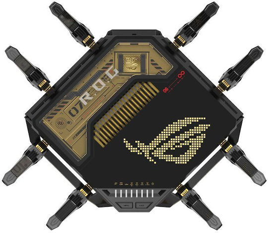 Asus ROG Rapture GT-BE98 Pro Edition Безжичен Рутер Wi-Fi 7 с 7 Порта 2.5 Gigabit