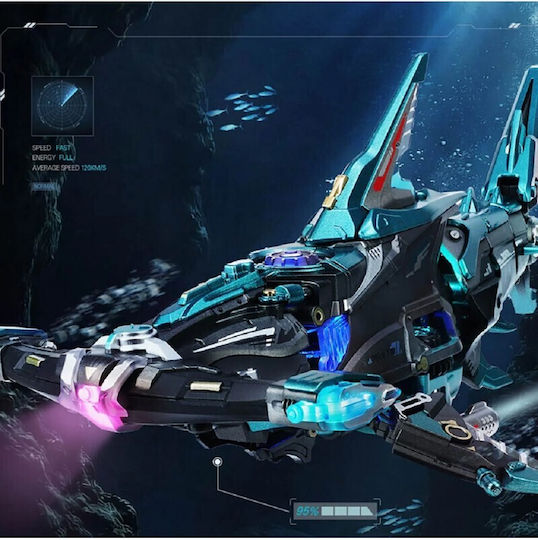 Rolife Cuburi de construit Hammerhead Shark Rokr pentru 14+ Ani 122 bucăți