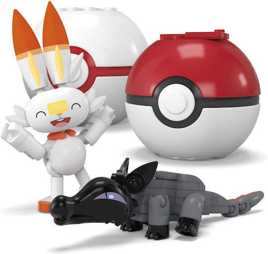 Mattel Конструктори Pokemon Mega Set 4 Fire Team Balls за 6+ Годишни 105 бр