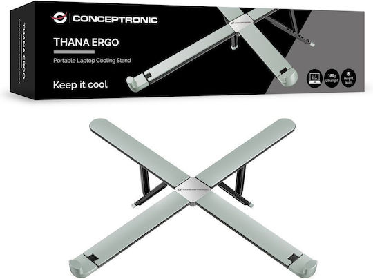 Conceptronic Ergo Laptop Stand for Laptop up to 17.3" Silver