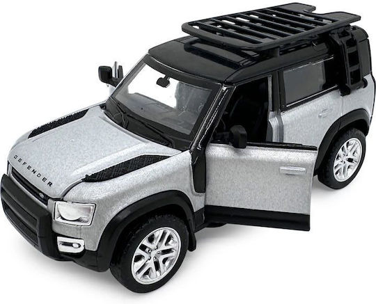 Jamara Metal Static Model Car Silver Scale 1:43 11.5x4.7x4.7cm