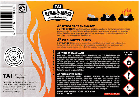 Tai Tai Anzündwürfel Weiß 320gr