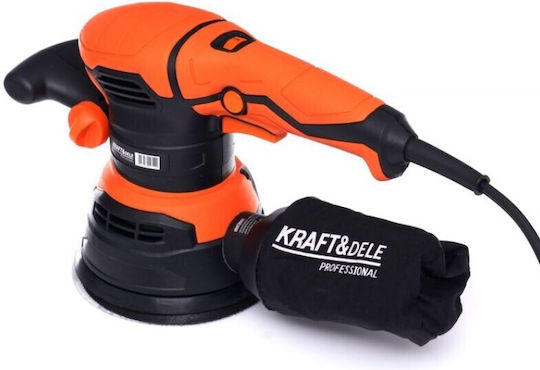 Kraft & Dele Foaie de Șlefuire pentru Șlefuitor Excentric K80 125x125mm Set 50 Bucăți