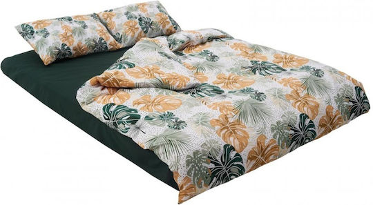 Heinner Set Husă pentru pilotă 100% bumbac 180x200cm Semidublă cu față de pernă și 1 cearșaf Mona