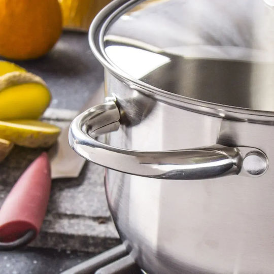 Tadar Oală adâncă din oțel inoxidabil 5.1lt