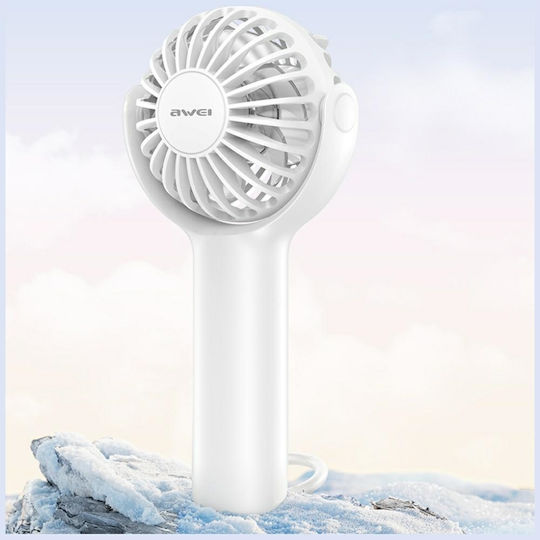 Awei Handheld USB Ventilator Weiß F42-08