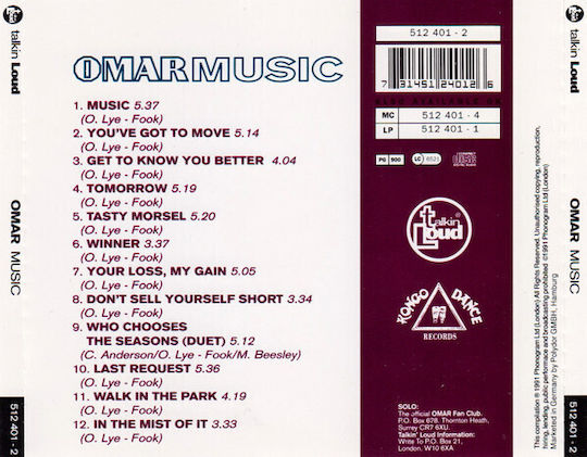 Omar Music Cd