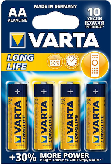 Varta LongLife Алкална батерия AA 1.5V