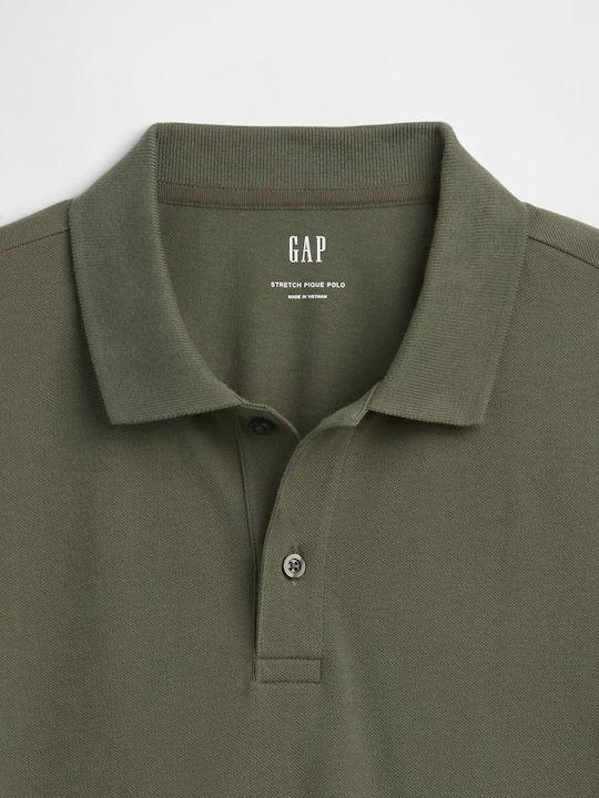 Polo Bluză Tweed Verde