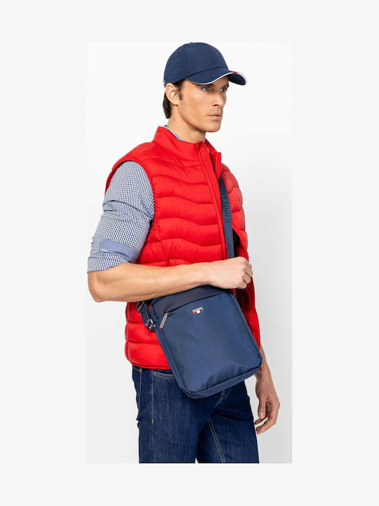 Geantă De Umăr / Tip Crossbody Albastru Marin Pentru Bărbați