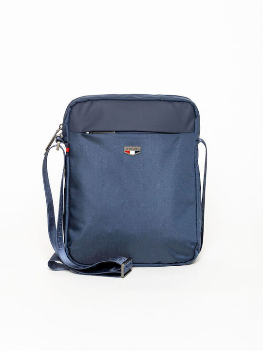 Geantă De Umăr / Tip Crossbody Albastru Marin Pentru Bărbați