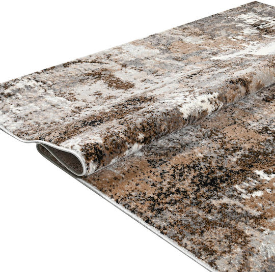 Polcarpet Правоъгълен Килим Кафяво/Сиво 160x230см