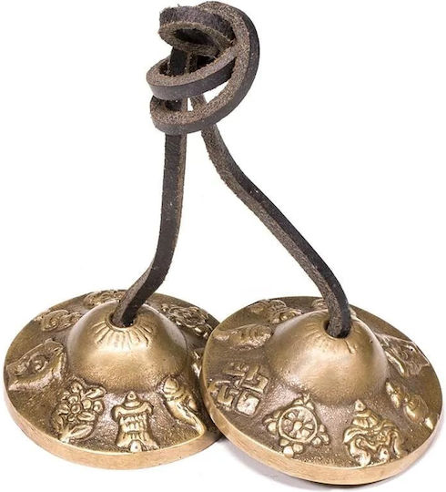Handmade Meditation Cymbals 8 Auspicious Symbols 5,5cm