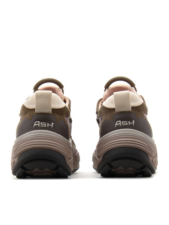 Eagle 01 Combo A Women's Chunky Sneakers Brown Beige Pink