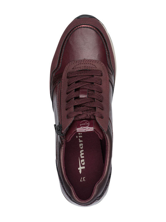 Vegan Women's Anatomic Sneakers Burgundy