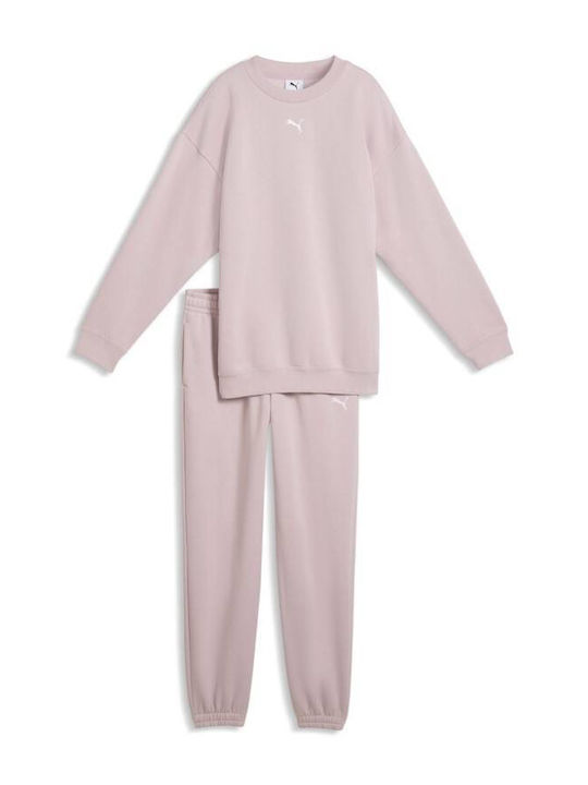 Sweet Kids Sweatpants Set Misty Rose 2 Pieces