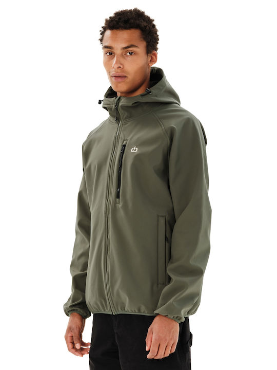 Emerson Jachetă din piele Bonded Verde