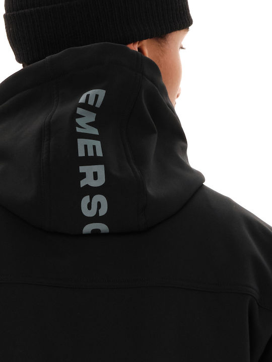 Bonded Herren Bomber Wasserdicht Schwarze