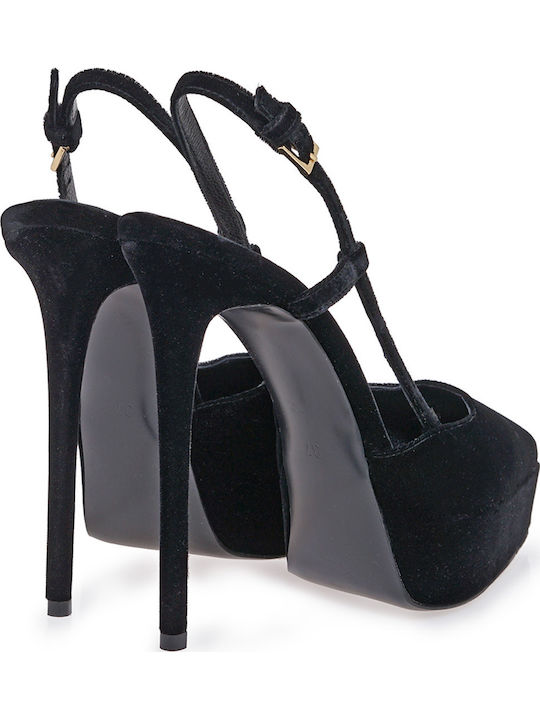 Heels with High Heel Black