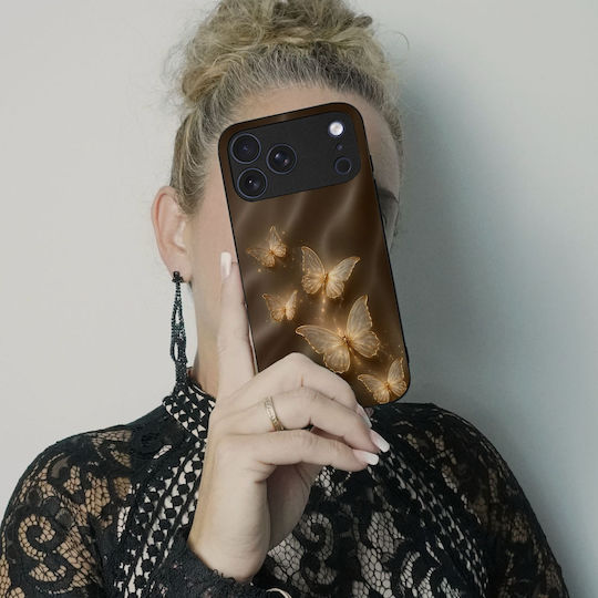Husă Sonique Diva Series Realme GT 5G Fluturi Aurii